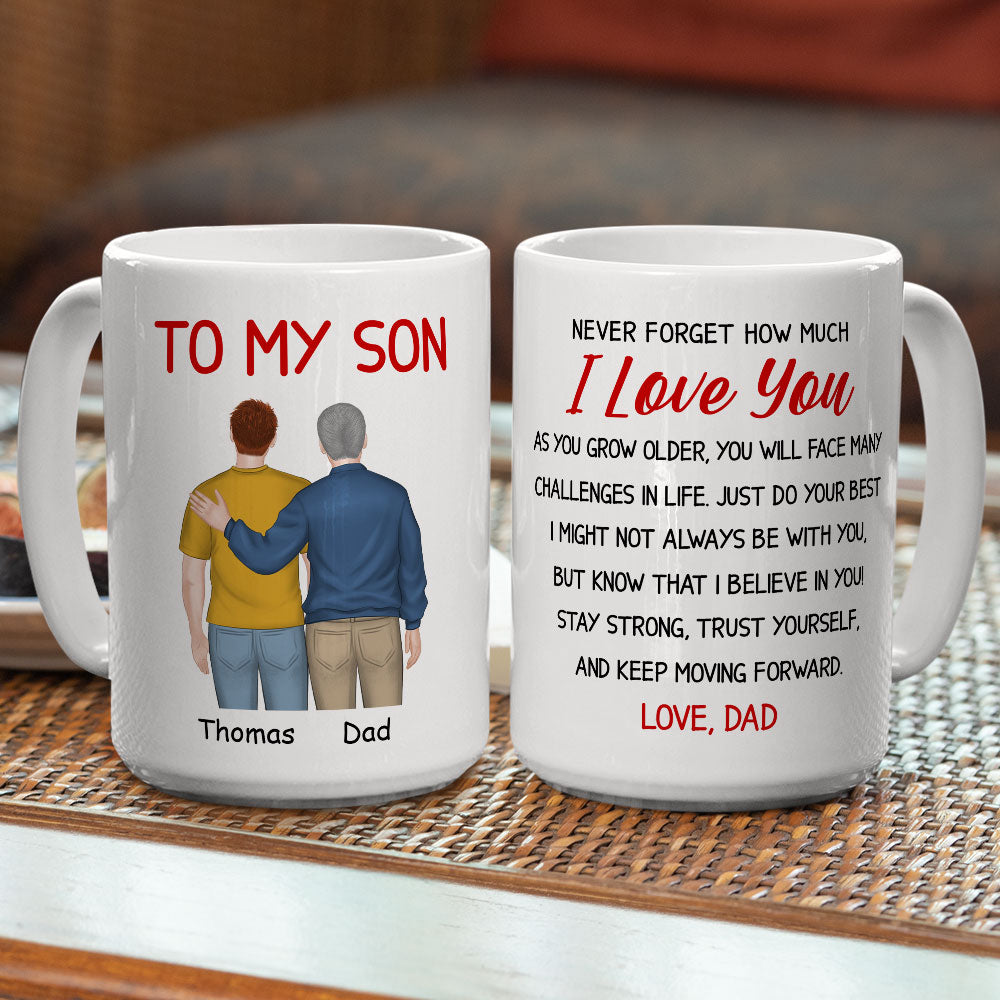 Custom Christmas & Birthday Gift for Son • My Boy My Son - Personalized Coffee Mug