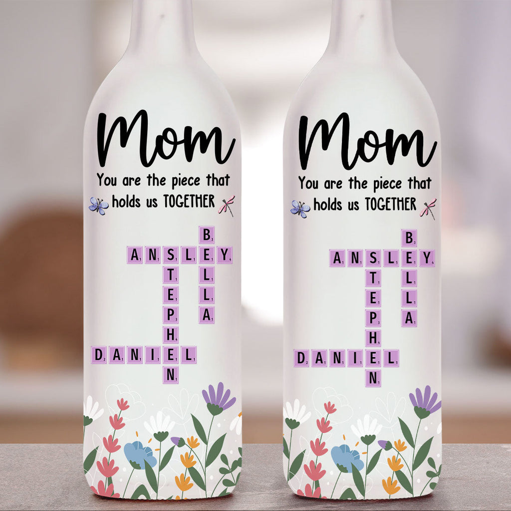 Hold Us Together - Personalized Bottle Lamp