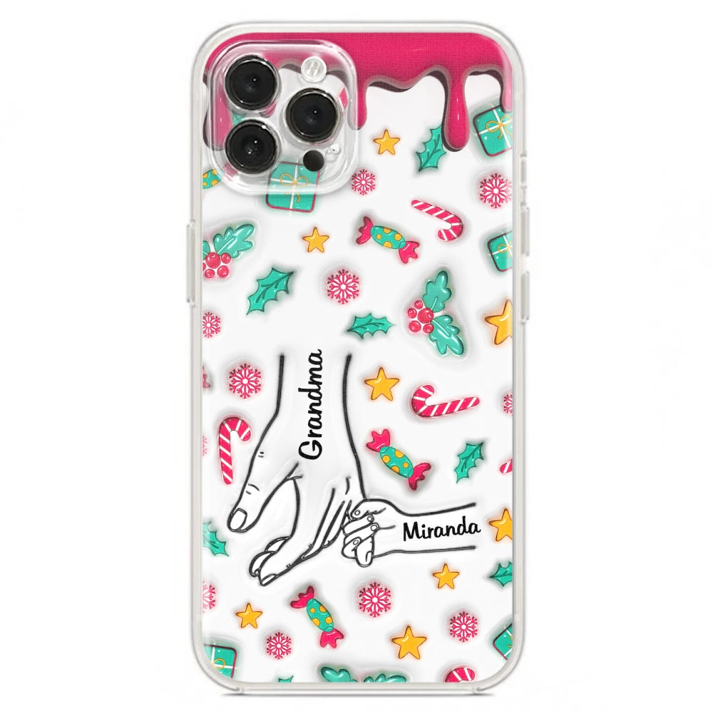 Christmas Of Nana - Personalized 3D Inflated Effect Phone Case