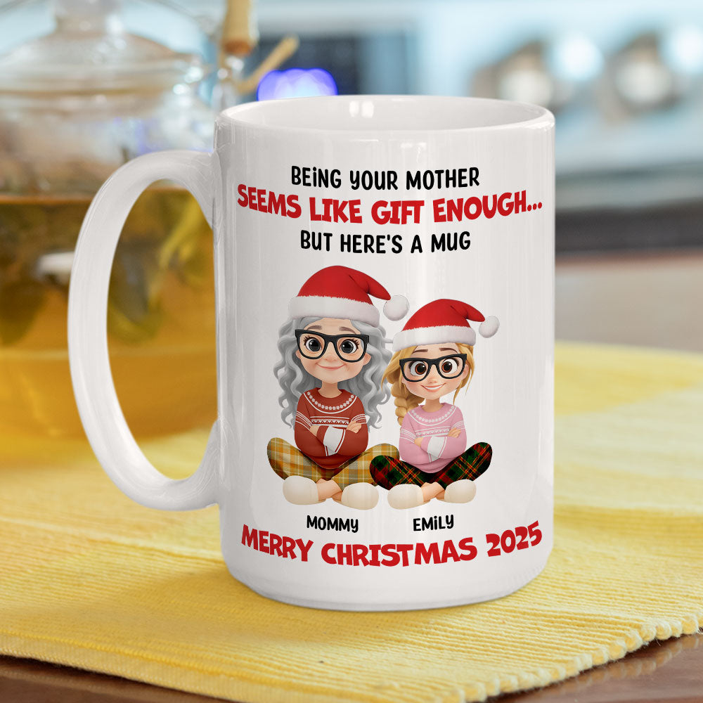 Custom Christmas & Birthday Keepsake Gift • Here Is A Mug For You - Personalized Coffee Mug