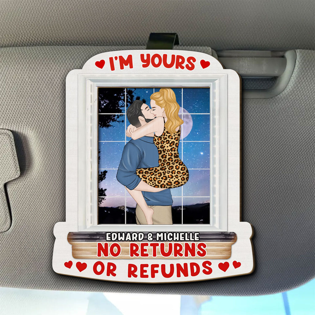 I Am Yours - Personalized Car Visor Clip