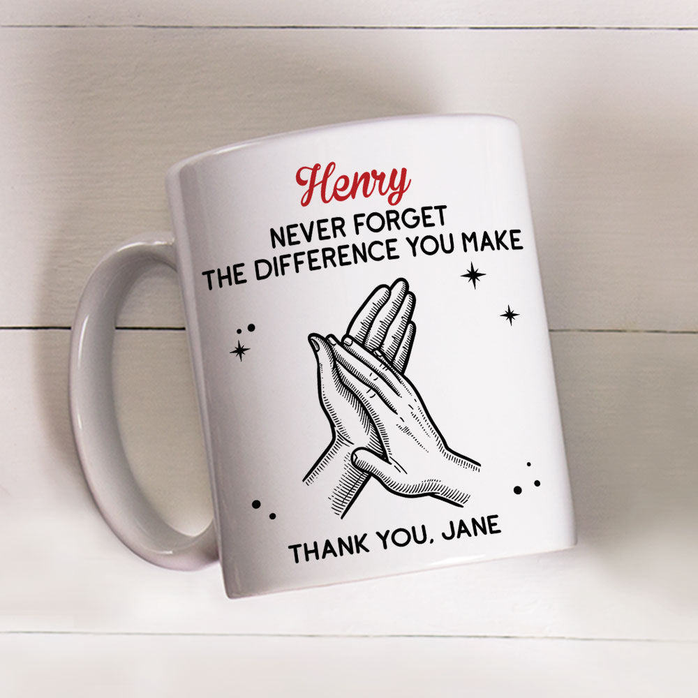 Custom Coworker, Christmas & Birthday Team Appreciation Gift • Thank You - Personalized Coffee Mug
