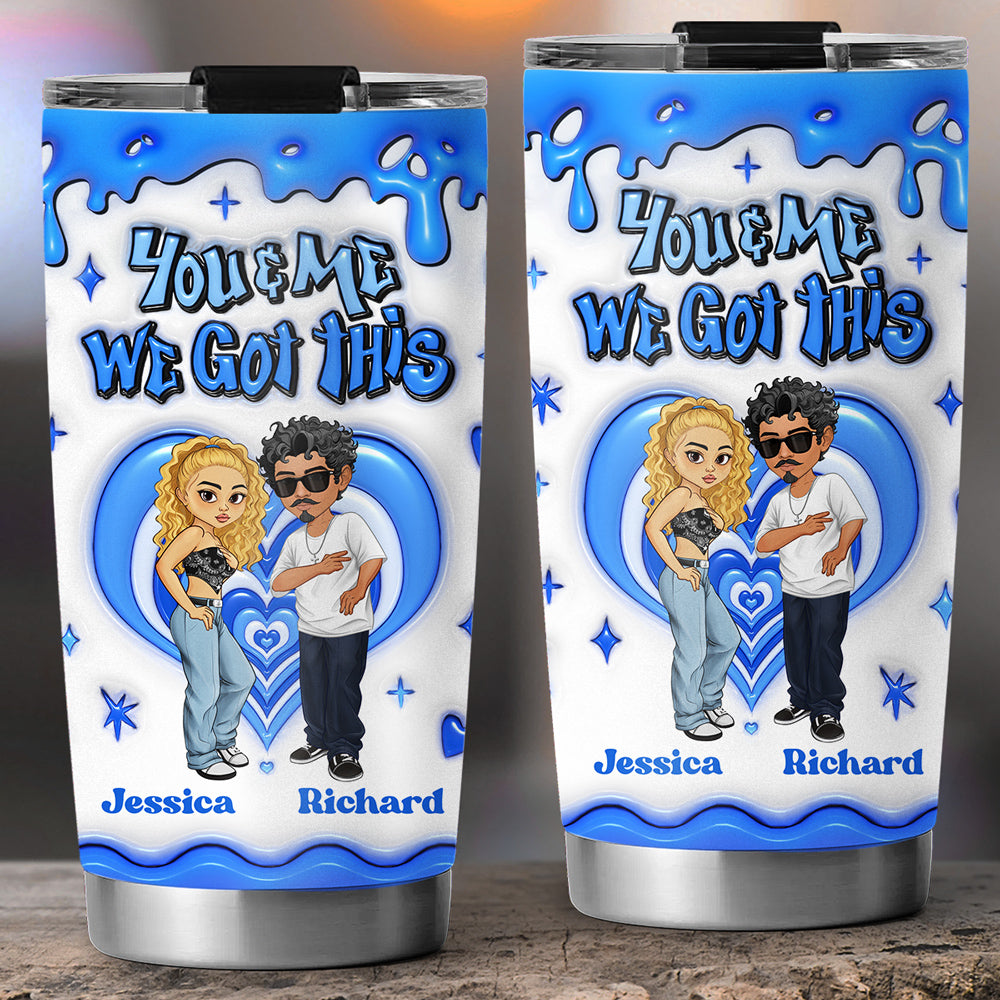 Together Since - Personalized 3D Inflated Effect Tumbler