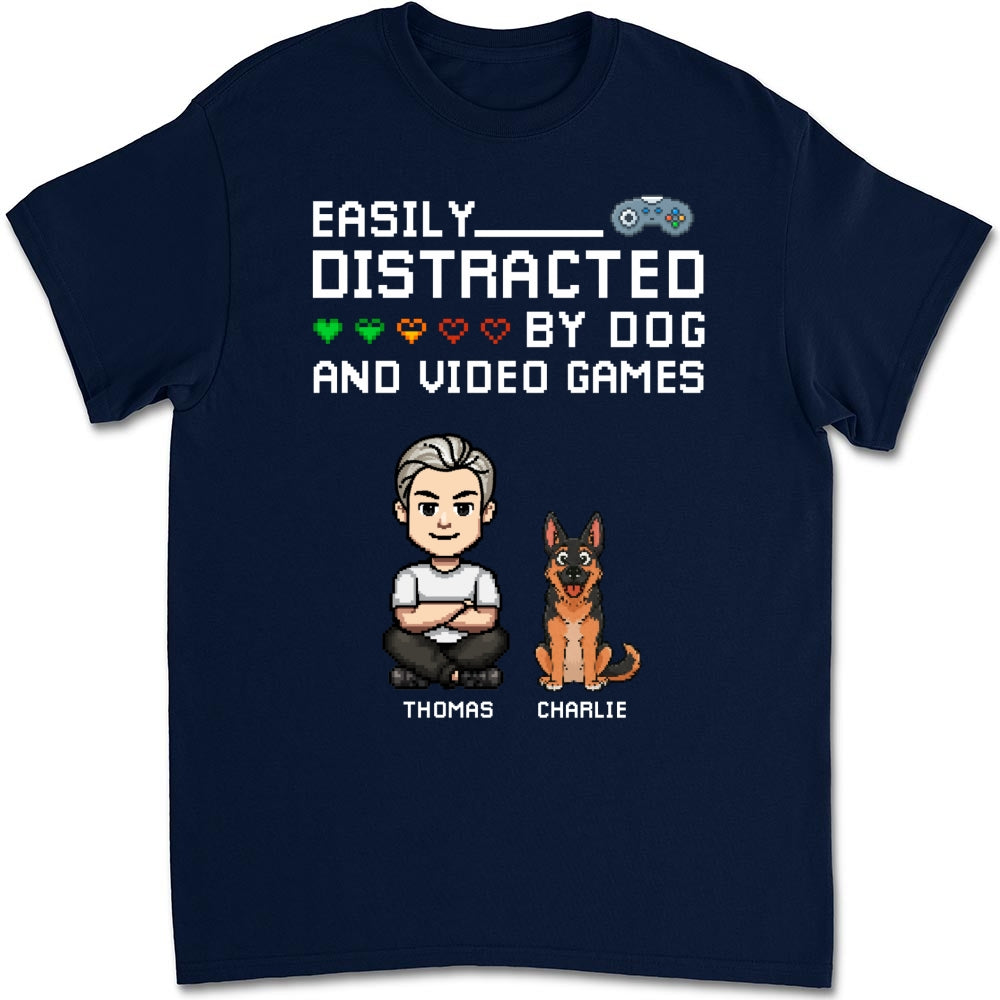 Custom Christmas Anniversary Keepsake Gifts For Husband • Pause Game Pet Dog - Personalized Shirt