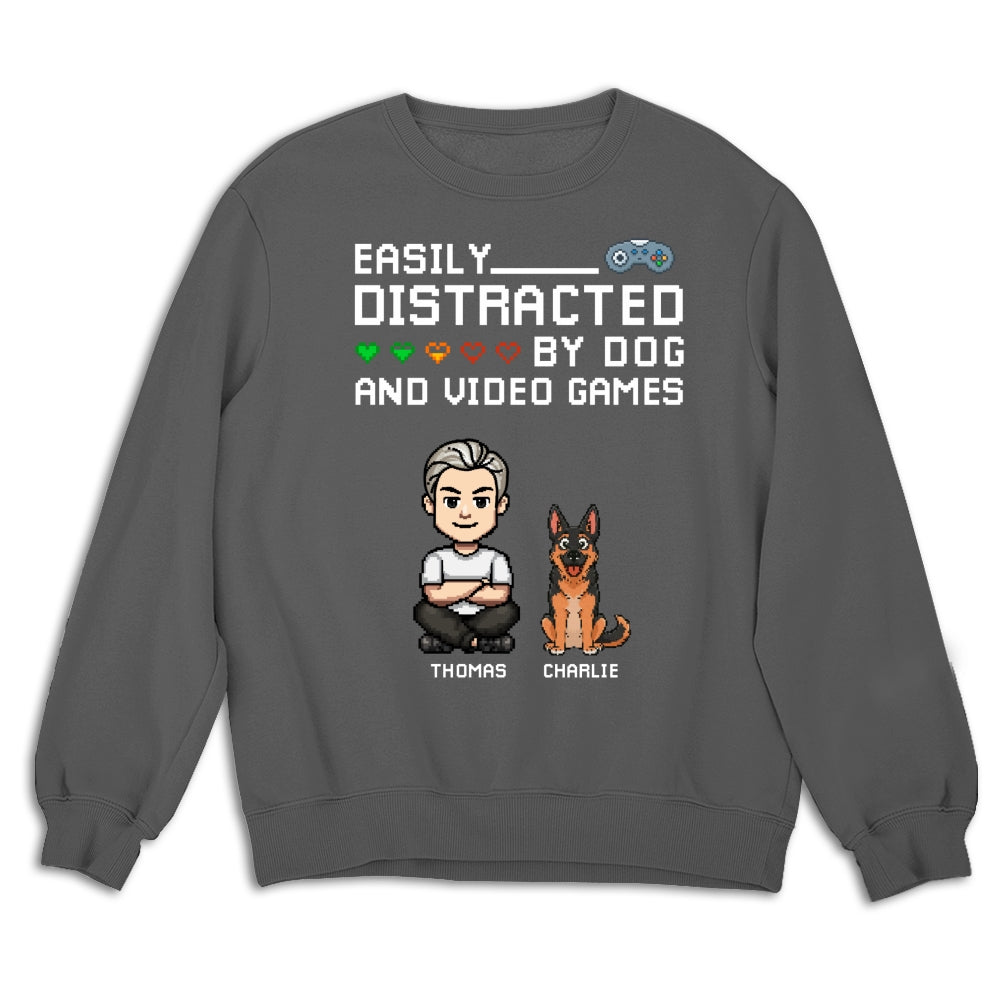 Custom Christmas Anniversary Keepsake Gifts For Husband • Pause Game Pet Dog - Personalized Shirt