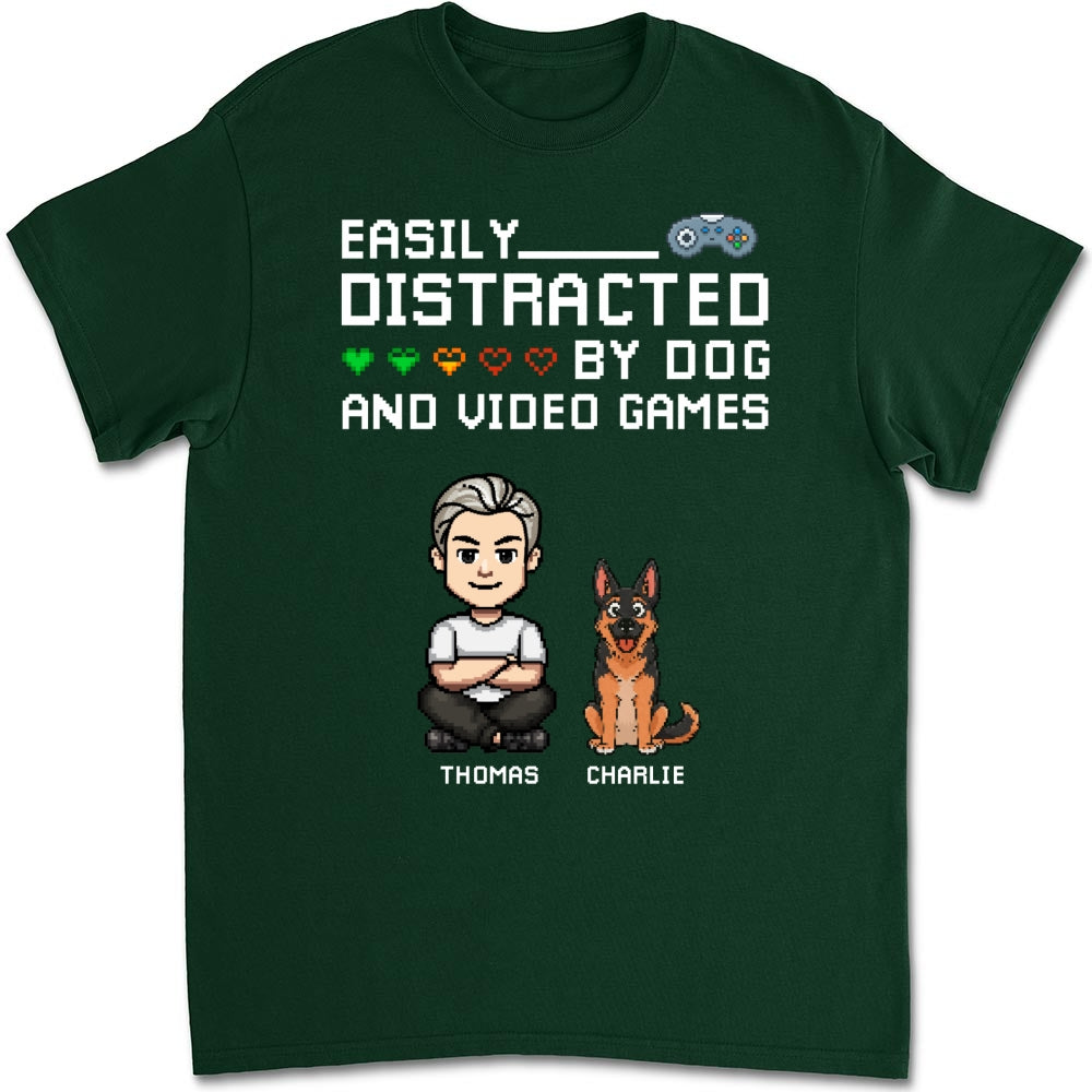 Custom Christmas Anniversary Keepsake Gifts For Husband • Pause Game Pet Dog - Personalized Shirt