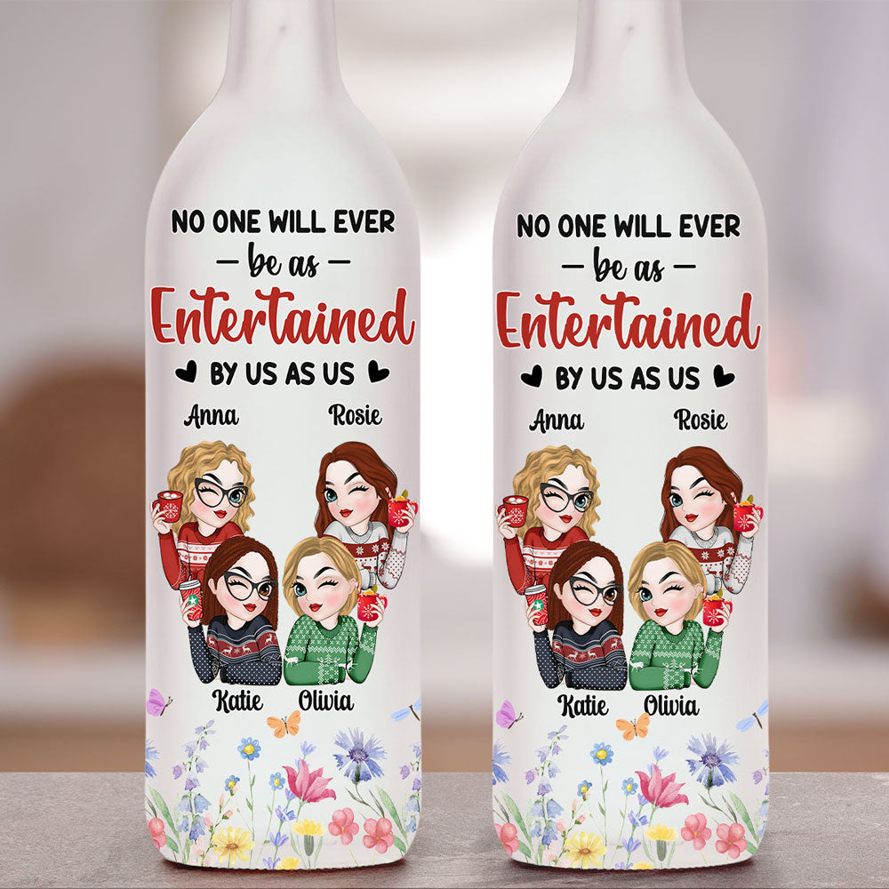 Blooming Friendship - Personalized Bottle Lamp