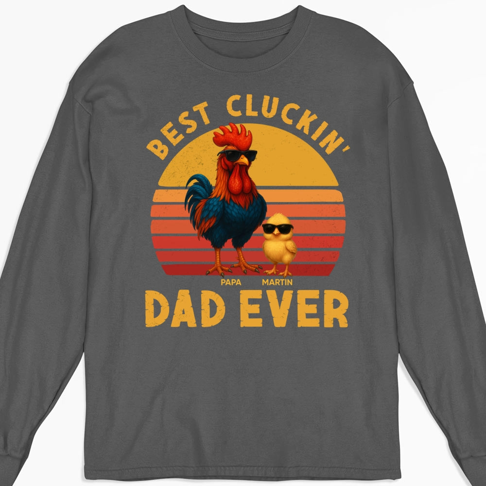 Custom Christmas & Birthday Gift for Grandpa • The Clucking Best - Personalized Shirt