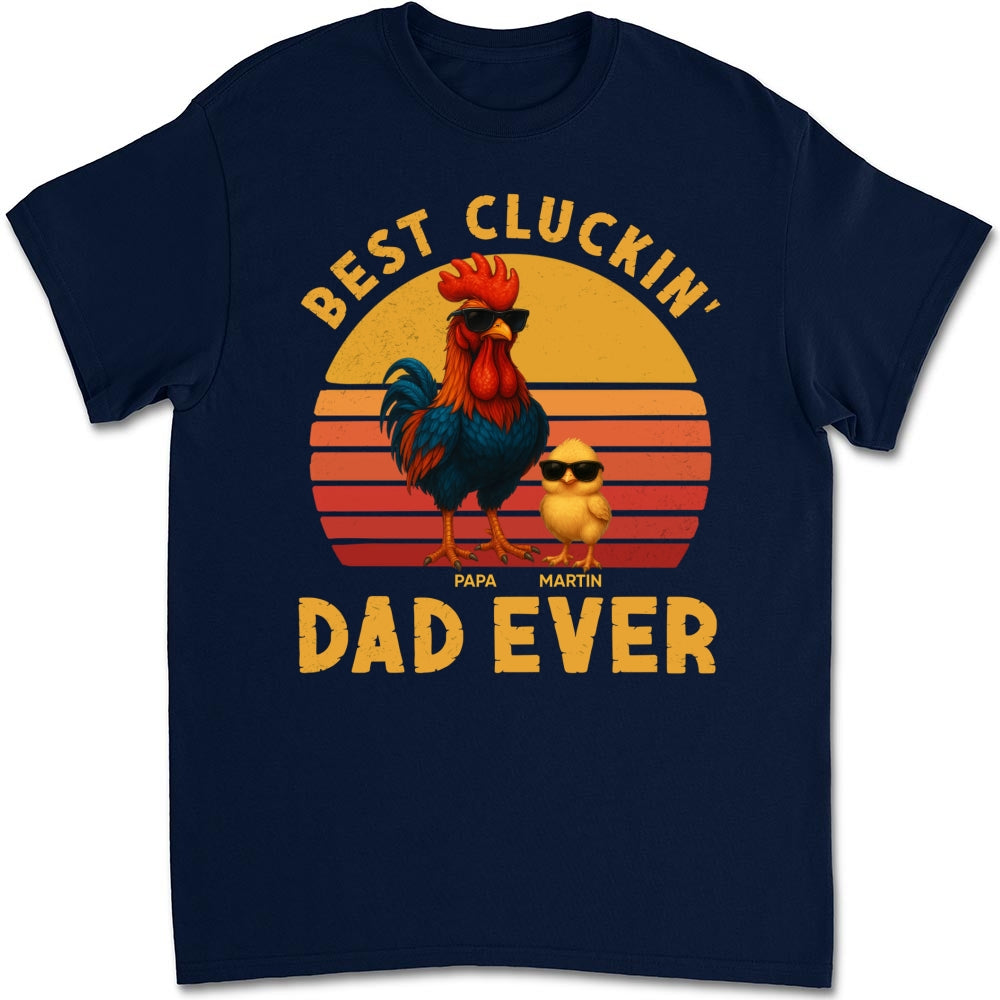 Custom Christmas & Birthday Gift for Grandpa • The Clucking Best - Personalized Shirt