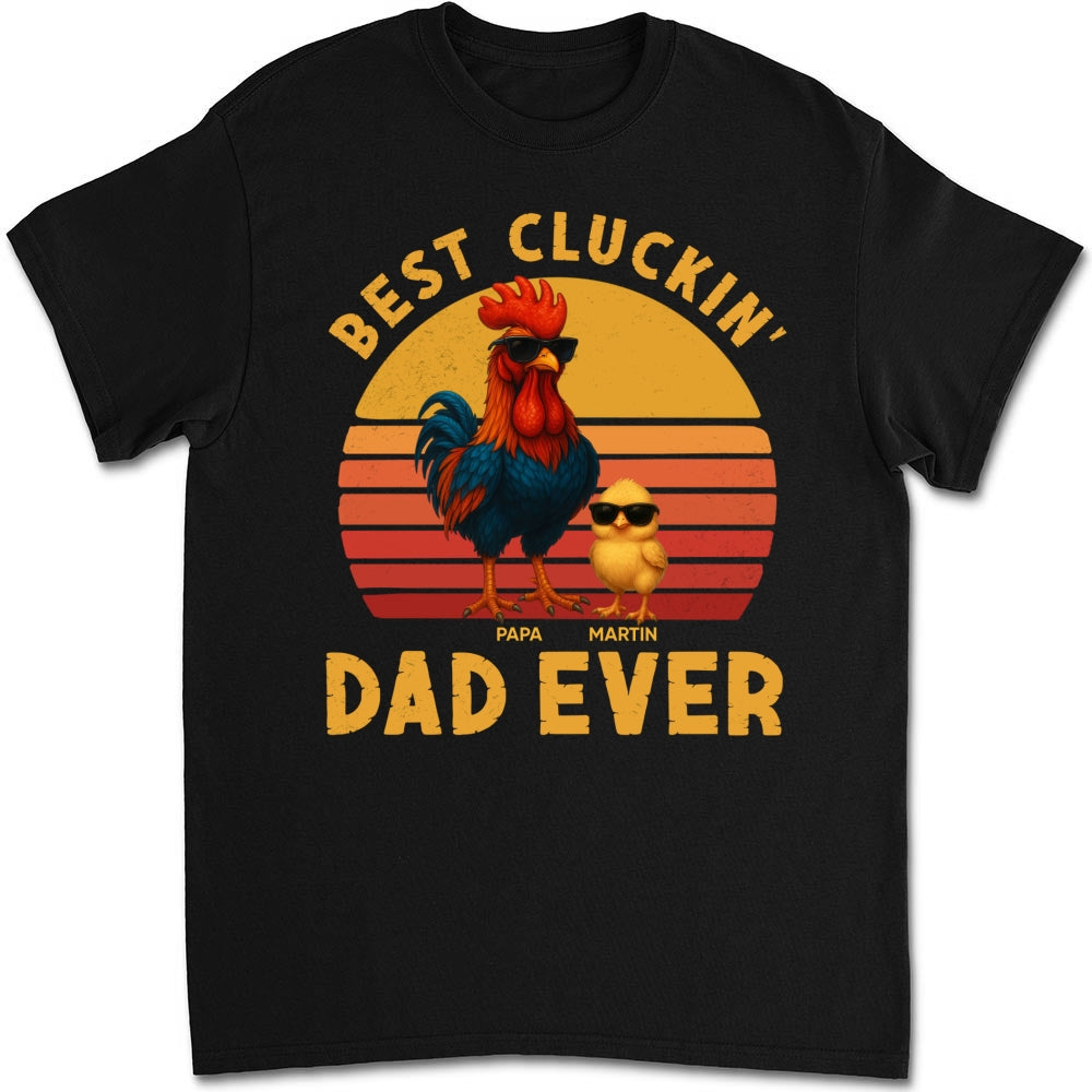 Custom Christmas & Birthday Gift for Grandpa • The Clucking Best - Personalized Shirt