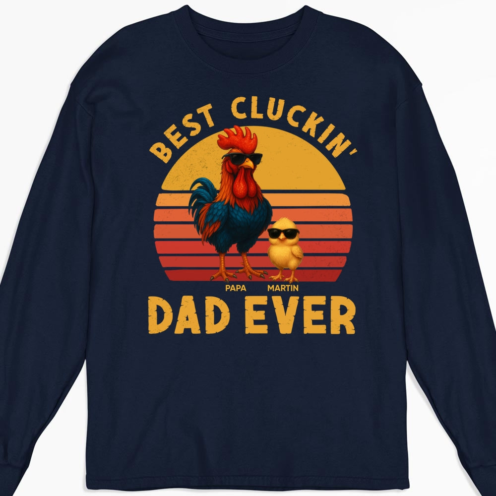 Custom Christmas & Birthday Gift for Grandpa • The Clucking Best - Personalized Shirt