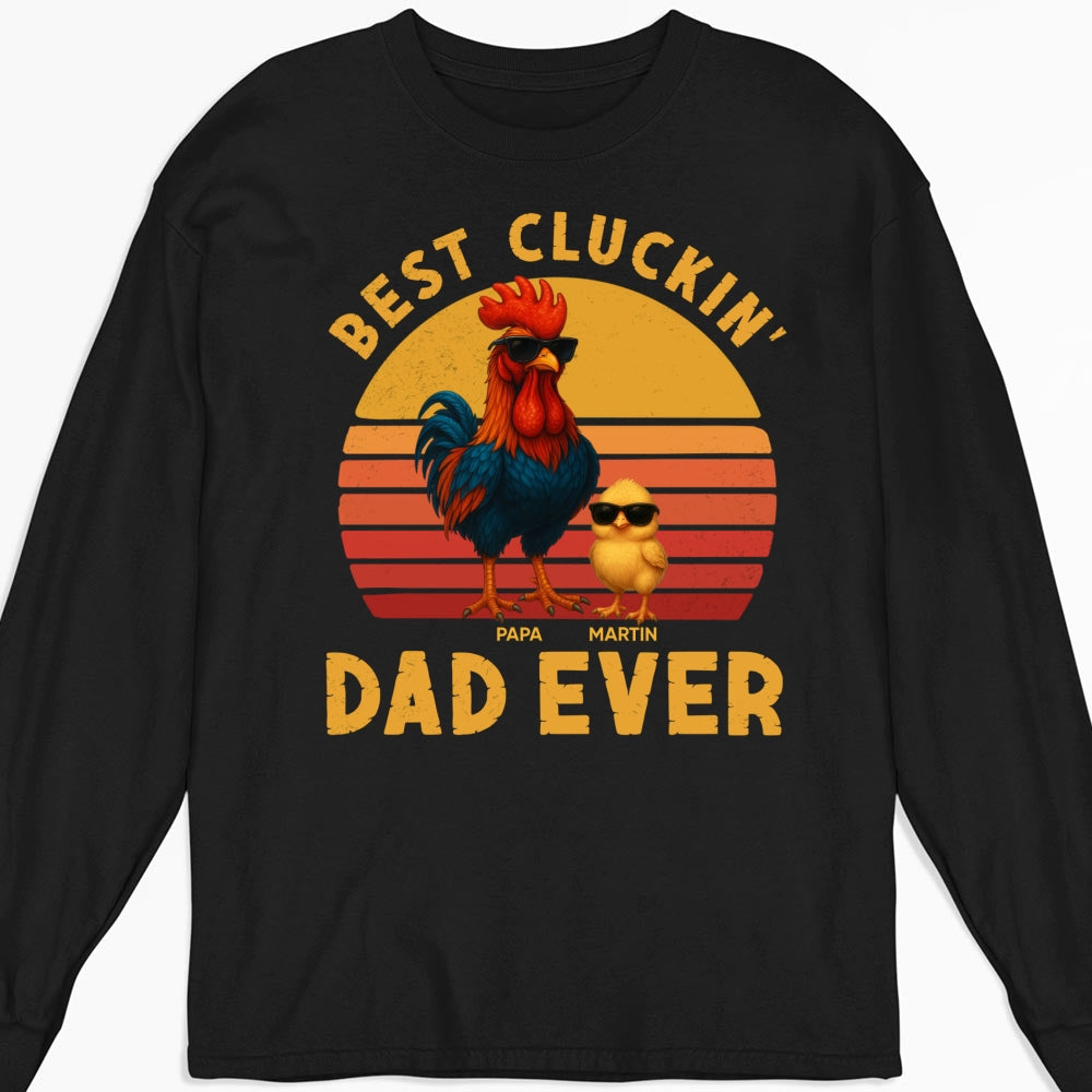 Custom Christmas & Birthday Gift for Grandpa • The Clucking Best - Personalized Shirt