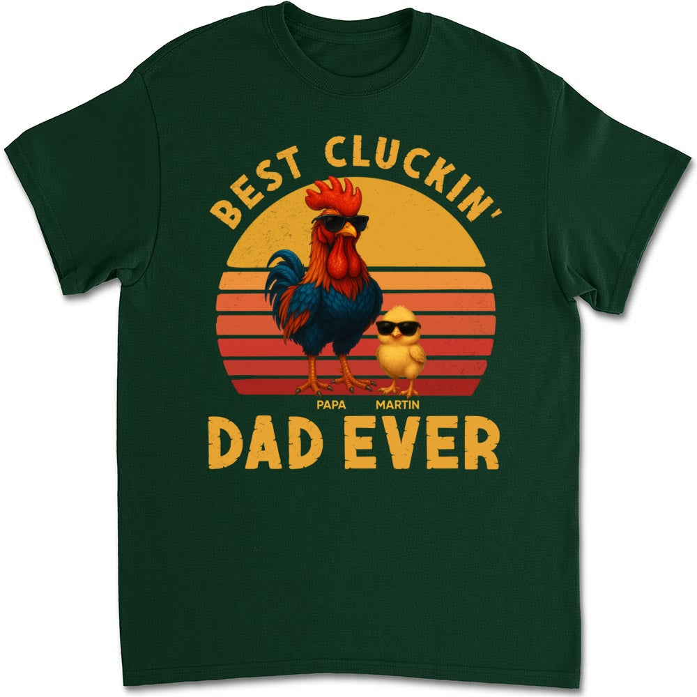 Custom Christmas & Birthday Gift for Grandpa • The Clucking Best - Personalized Shirt