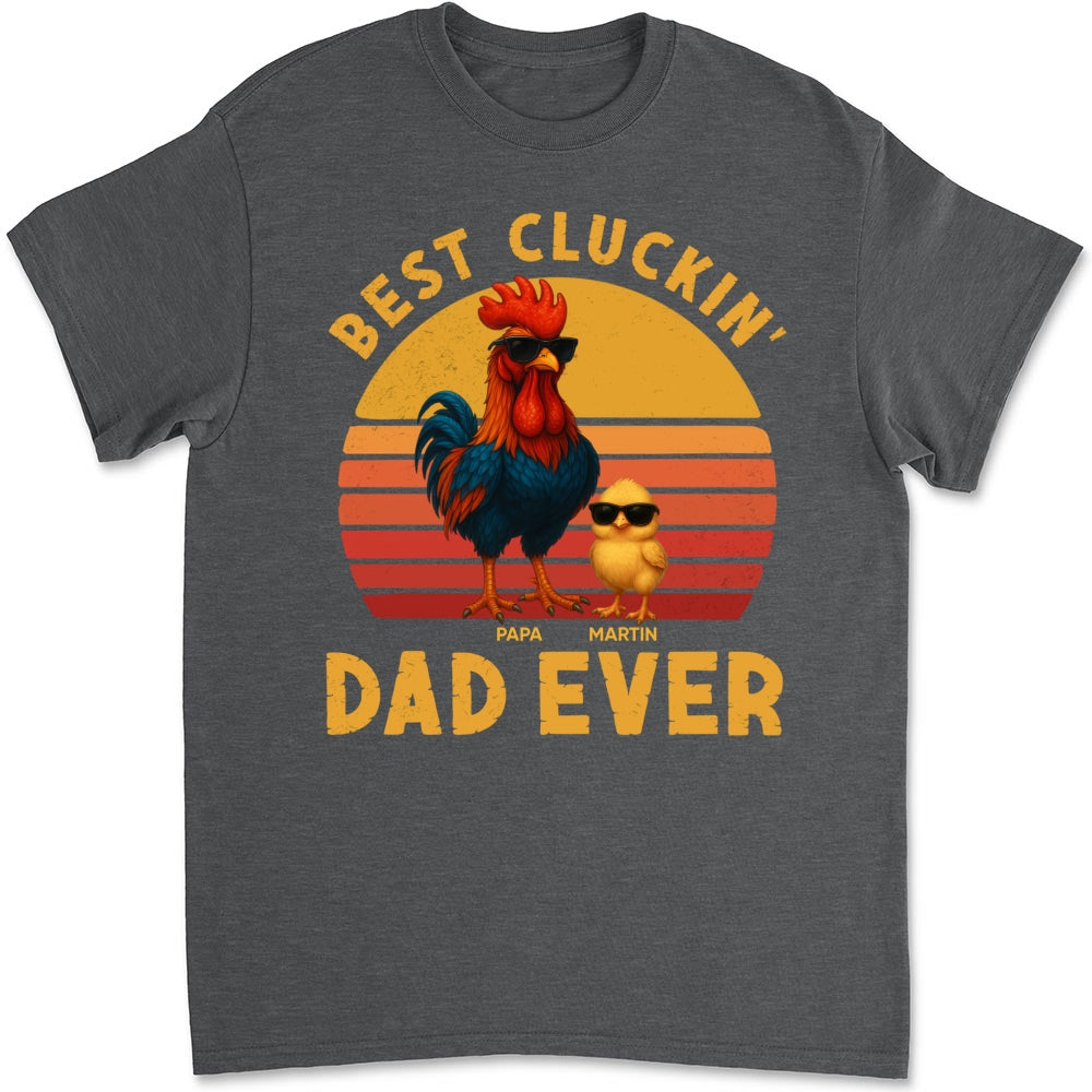 Custom Christmas & Birthday Gift for Grandpa • The Clucking Best - Personalized Shirt