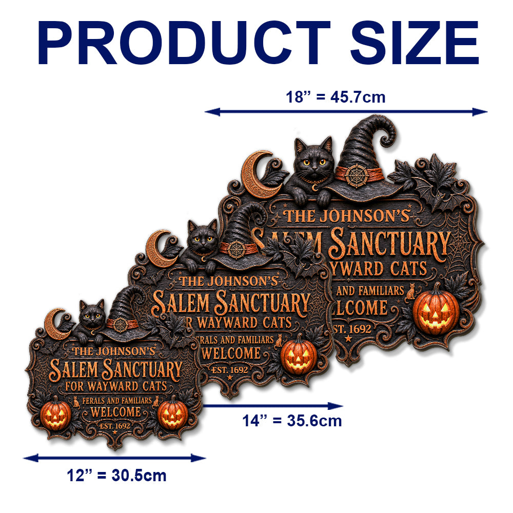 Salem Sanctuary - Personalized Wood Sign