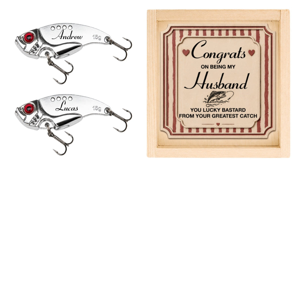 You Lucky Bastard - Personalized Fishing Lure