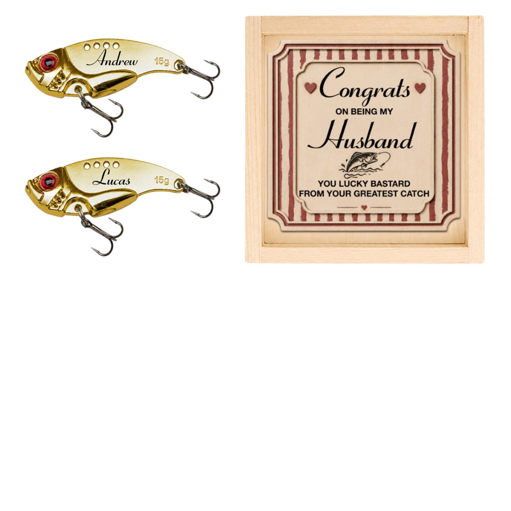 You Lucky Bastard - Personalized Fishing Lure
