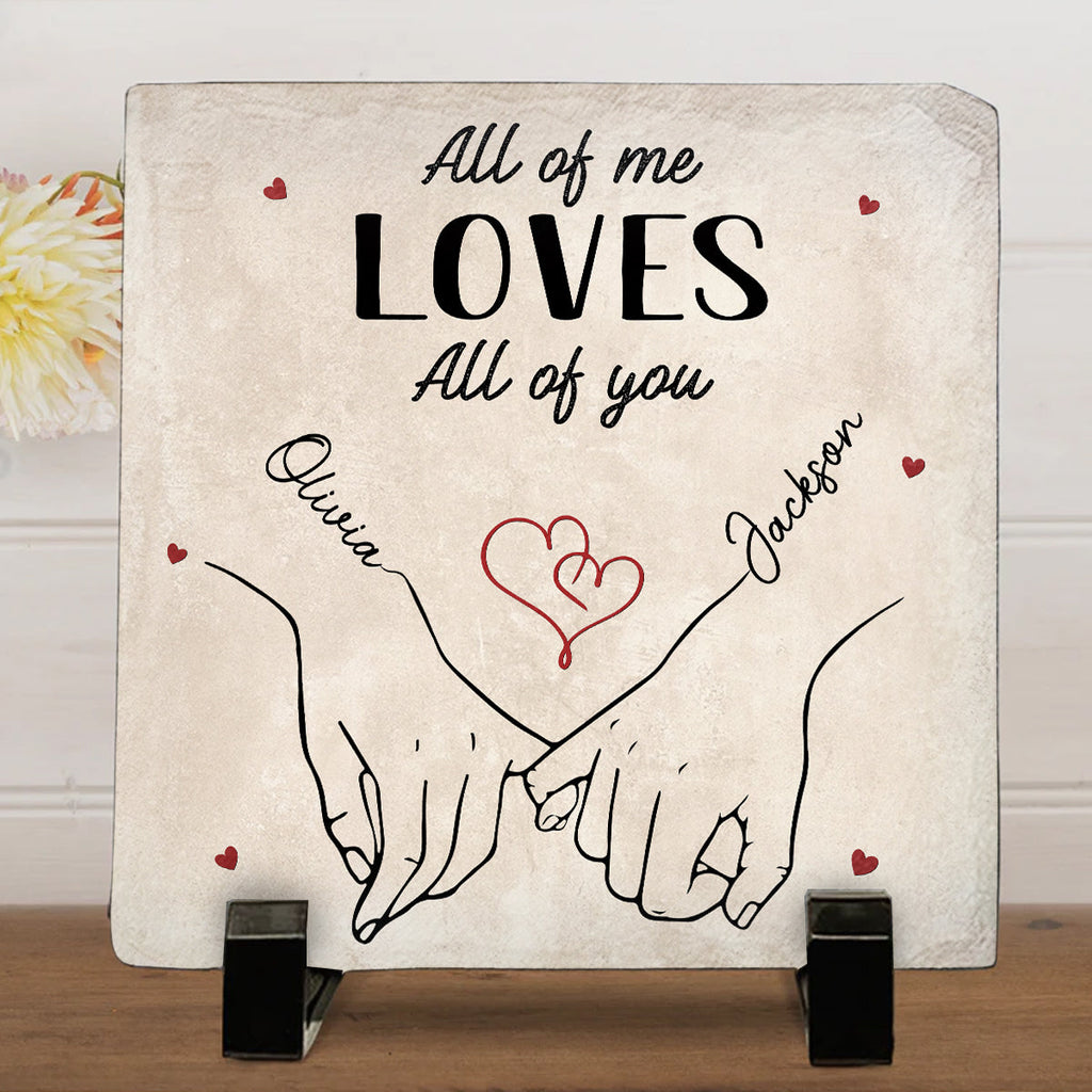 My Heart Is Perfect Because You Are Inside - Personalized Square Shaped Stone