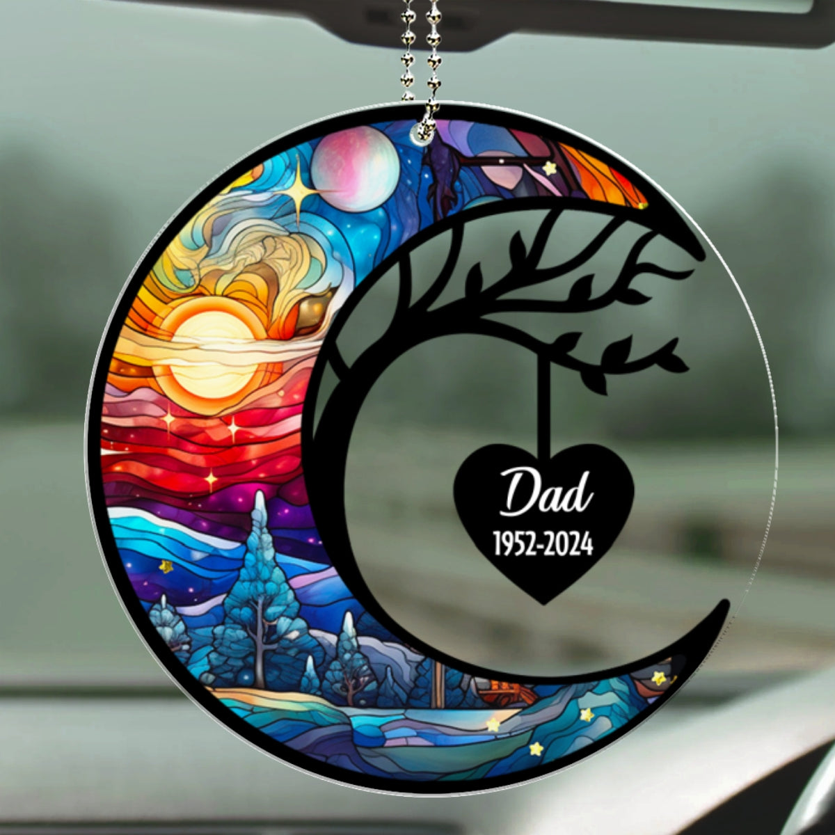 In Heaven - Personalized Car Ornament