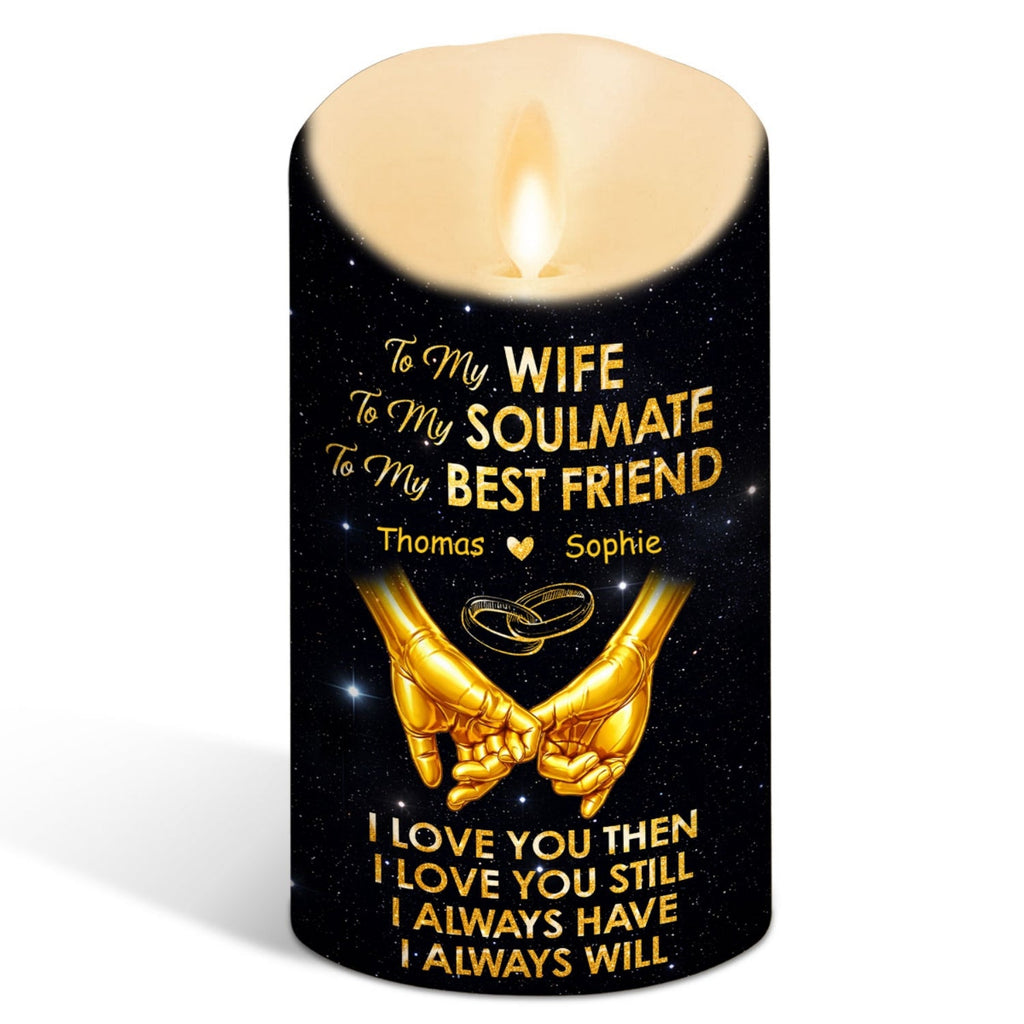 My Soulmate My Best Friend - Personalized LED Candle