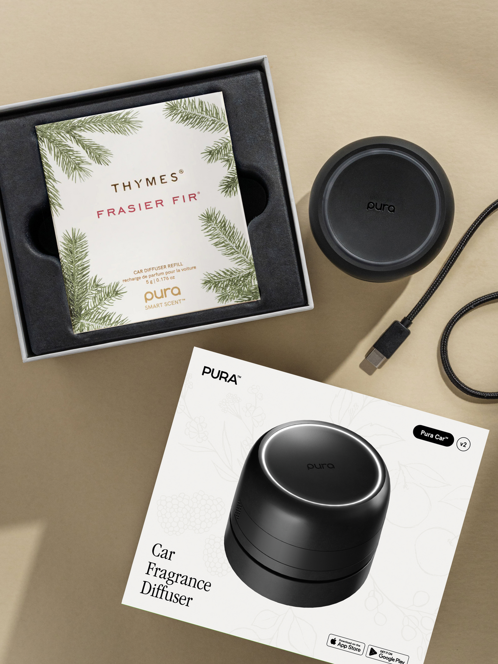 Frasier Fir Car Set