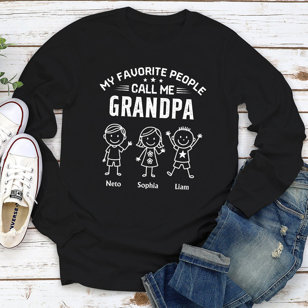 Custom Father's Day, Special Gift for Dad & Grandpa • Call Me Grandpa - Personalized Shirt