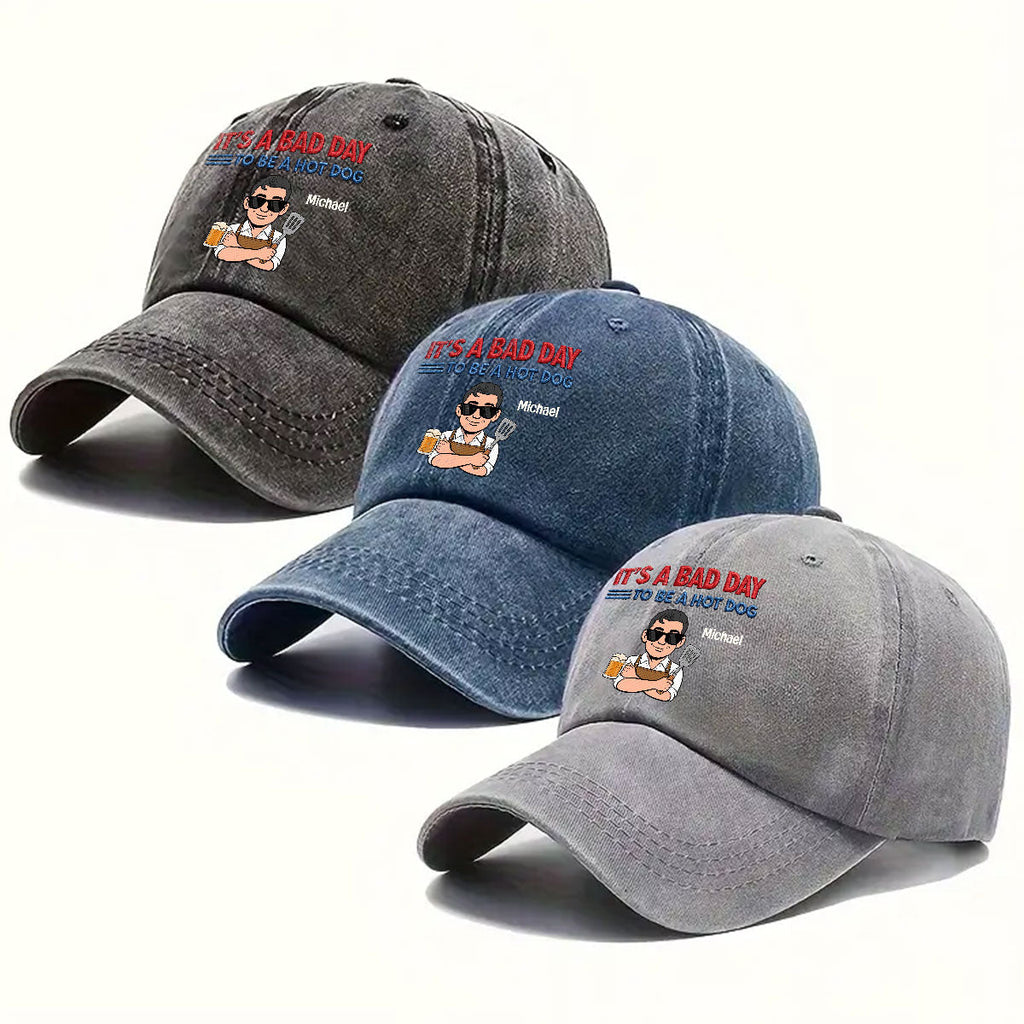 Ketchup Cannot Save You - Personalized Vintage Washed Denim Cap