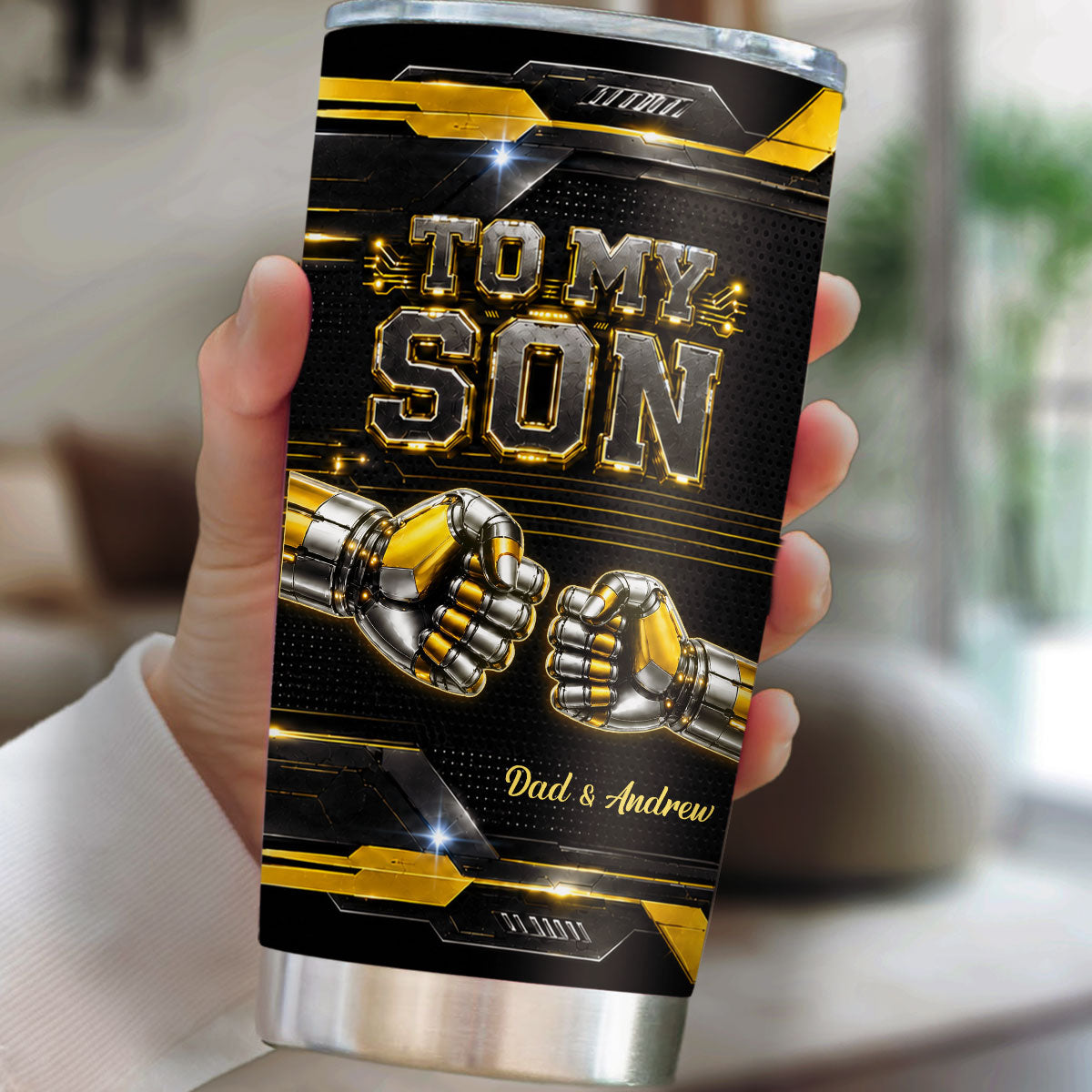 Stay Strong And Do Your Best - Personalized 3D Effect Tumbler