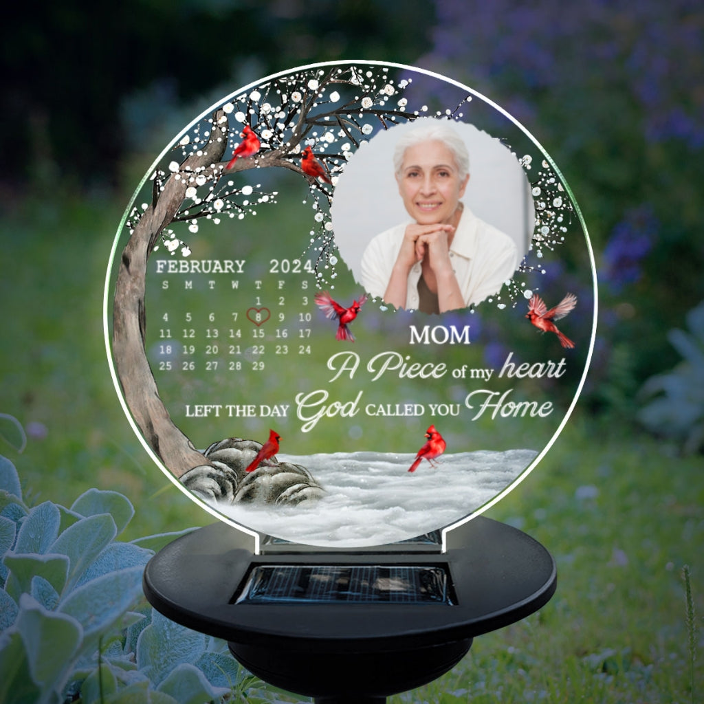 My Heart Changed Forever - Personalized Solar Light