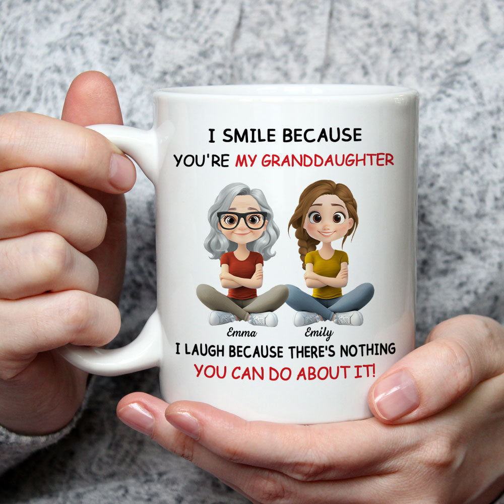 Custom Christmas & Birthday Gift for Granddaughter • My Granddaughter - Personalized Coffee Mug