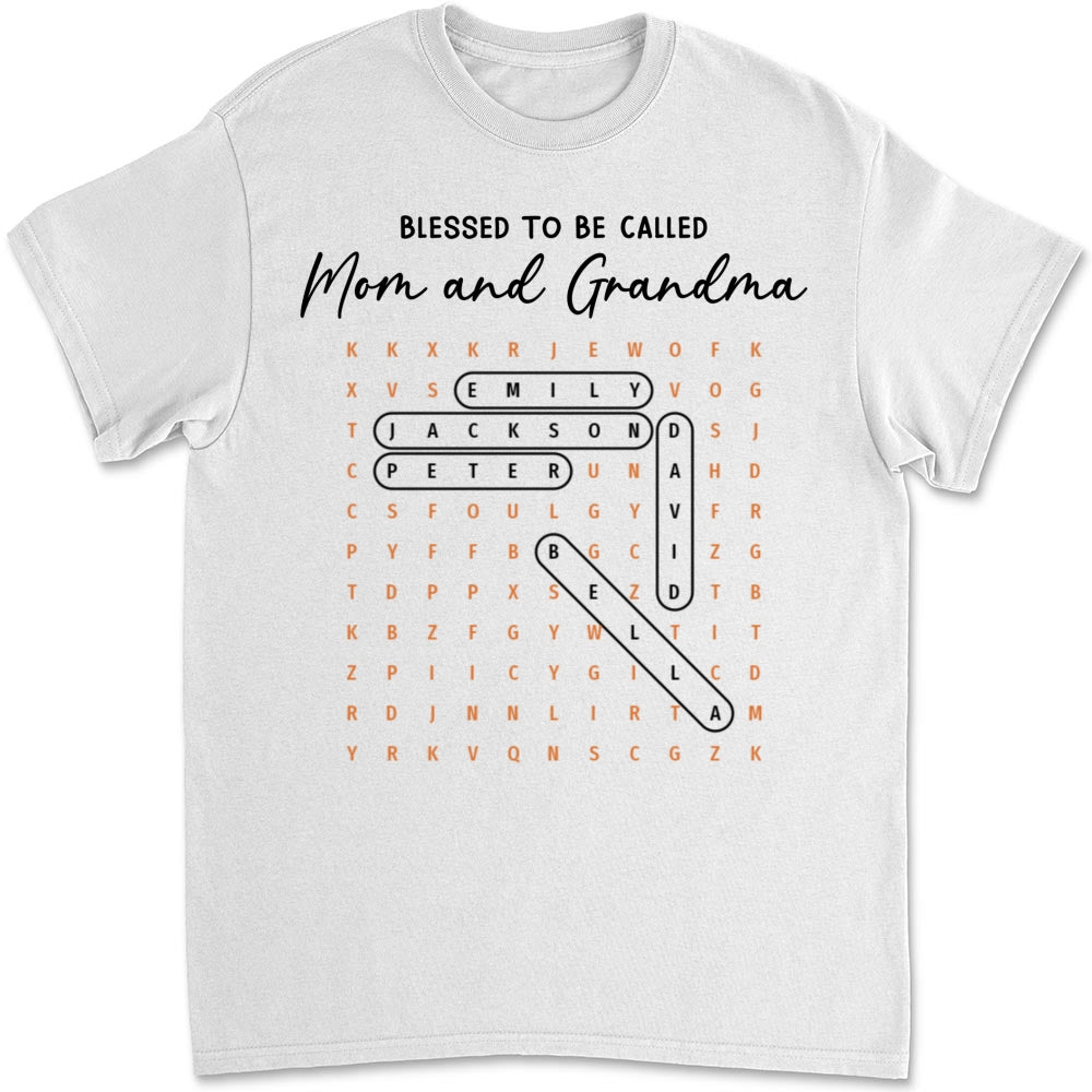 Custom Mother's Day Gift for Mom & Grandma • Blessed With Endless Family Joy - Personalized Shirt
