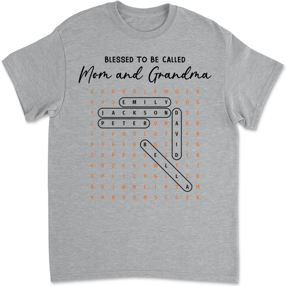 Custom Mother's Day Gift for Mom & Grandma • Blessed With Endless Family Joy - Personalized Shirt