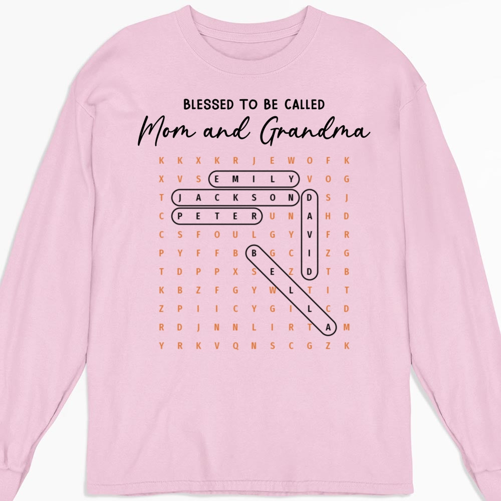 Custom Mother's Day Gift for Mom & Grandma • Blessed With Endless Family Joy - Personalized Shirt