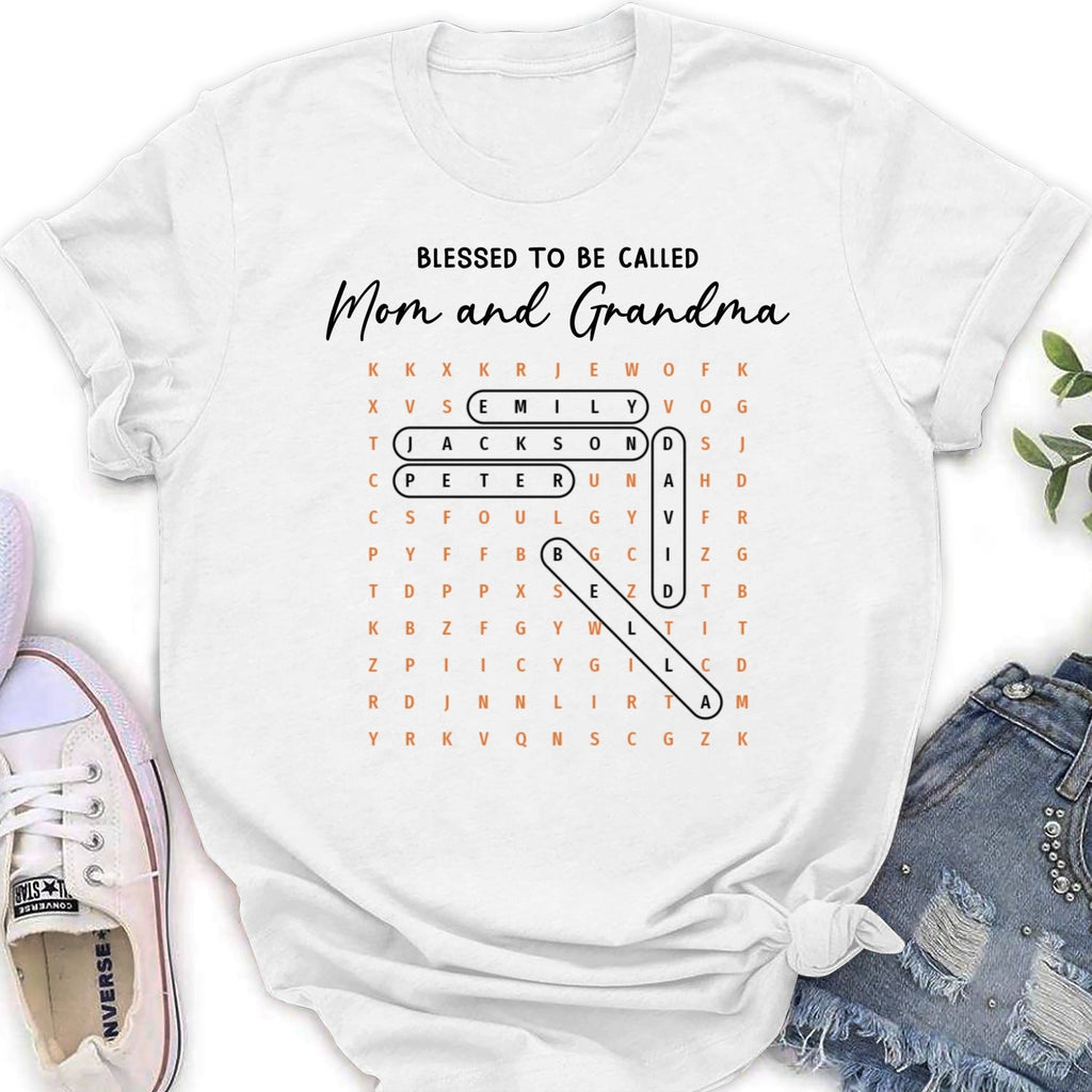 Custom Mother's Day Gift for Mom & Grandma • Blessed With Endless Family Joy - Personalized Shirt
