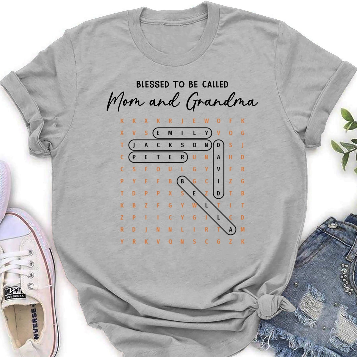 Custom Mother's Day Gift for Mom & Grandma • Blessed With Endless Family Joy - Personalized Shirt