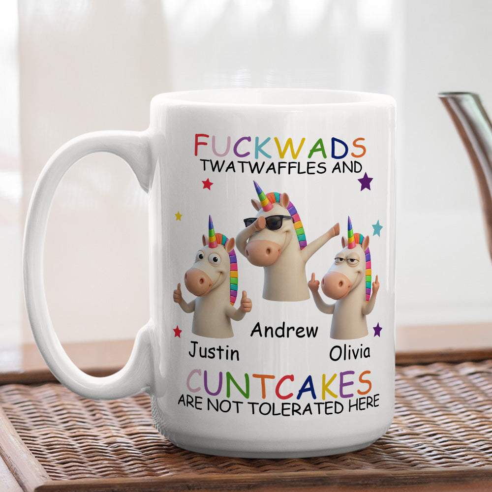 Custom Coworker, Christmas & Birthday Team Appreciation Gift • Not Tolerated Here 2 - Personalized Coffee Mug