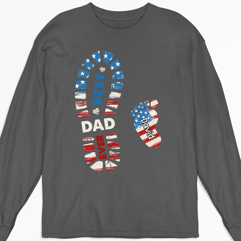 Custom Father's Day, Special Gift for Dad & Grandpa • Best Dad Ever 2 - Personalized Shirt