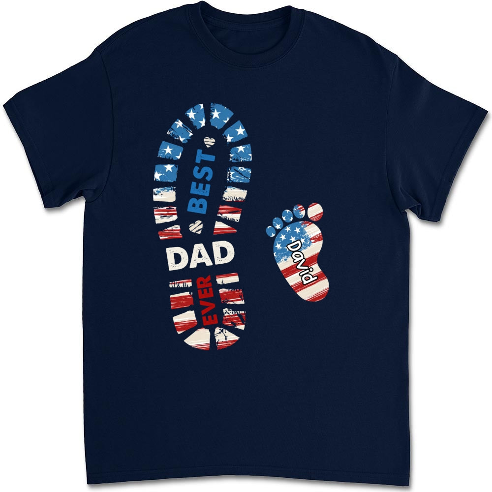 Custom Father's Day, Special Gift for Dad & Grandpa • Best Dad Ever 2 - Personalized Shirt