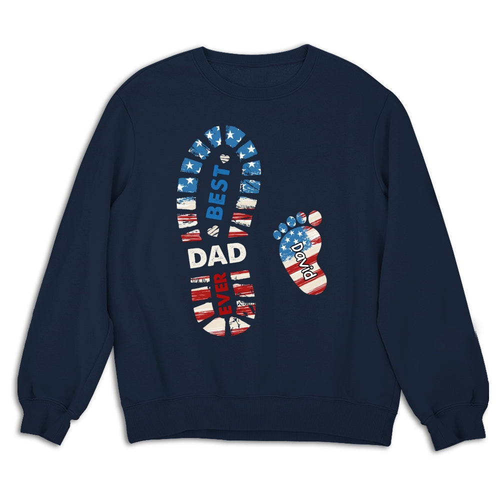 Custom Father's Day, Special Gift for Dad & Grandpa • Best Dad Ever 2 - Personalized Shirt