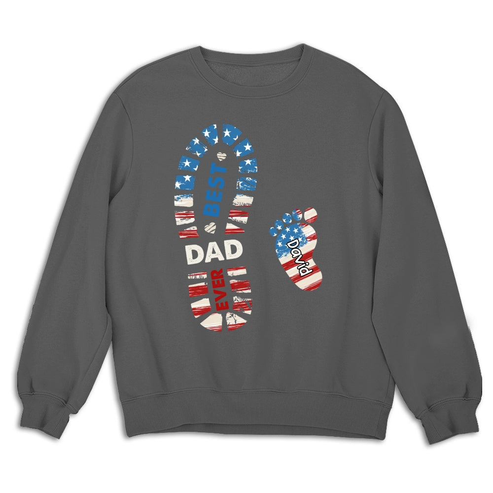 Custom Father's Day, Special Gift for Dad & Grandpa • Best Dad Ever 2 - Personalized Shirt