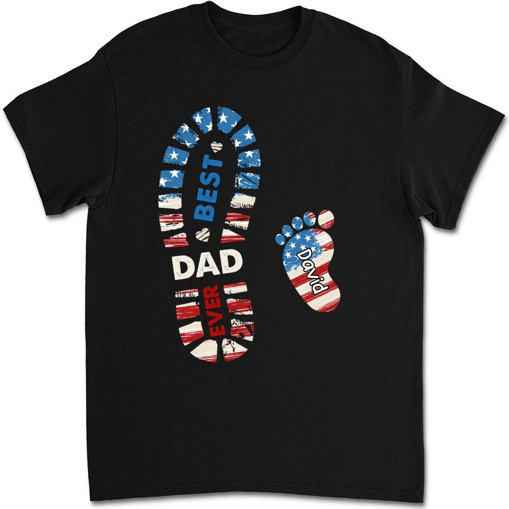 Custom Father's Day, Special Gift for Dad & Grandpa • Best Dad Ever 2 - Personalized Shirt