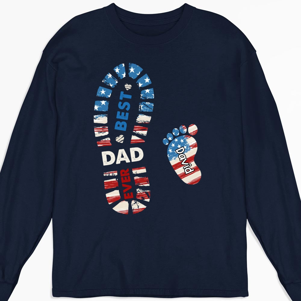 Custom Father's Day, Special Gift for Dad & Grandpa • Best Dad Ever 2 - Personalized Shirt