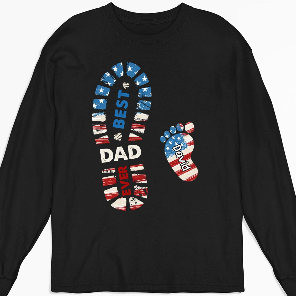 Custom Father's Day, Special Gift for Dad & Grandpa • Best Dad Ever 2 - Personalized Shirt