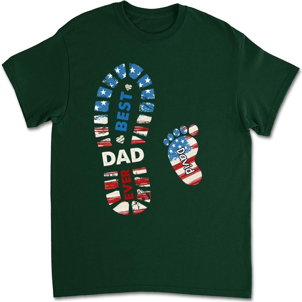 Custom Father's Day, Special Gift for Dad & Grandpa • Best Dad Ever 2 - Personalized Shirt