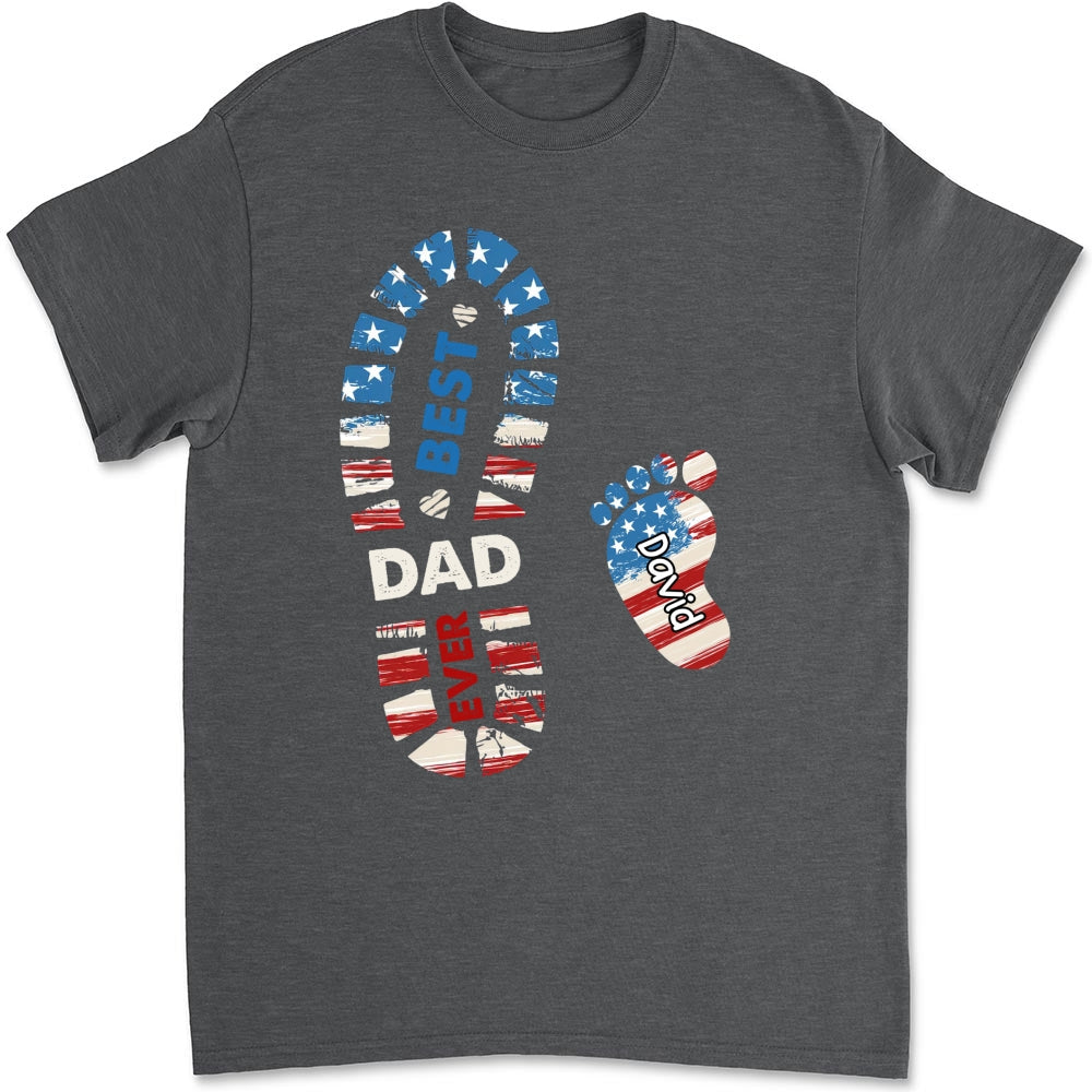 Custom Father's Day, Special Gift for Dad & Grandpa • Best Dad Ever 2 - Personalized Shirt
