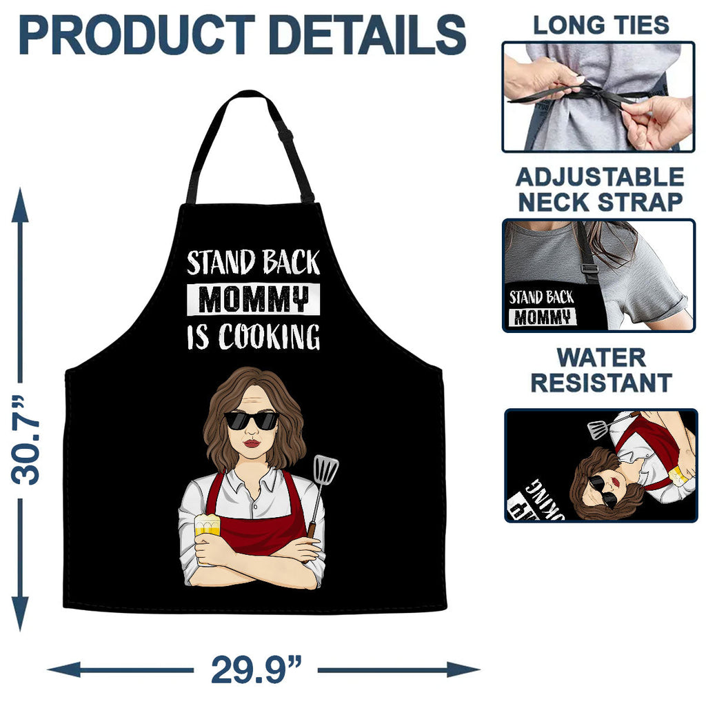 Mommy Is Cooking Step Away - Personalized Apron