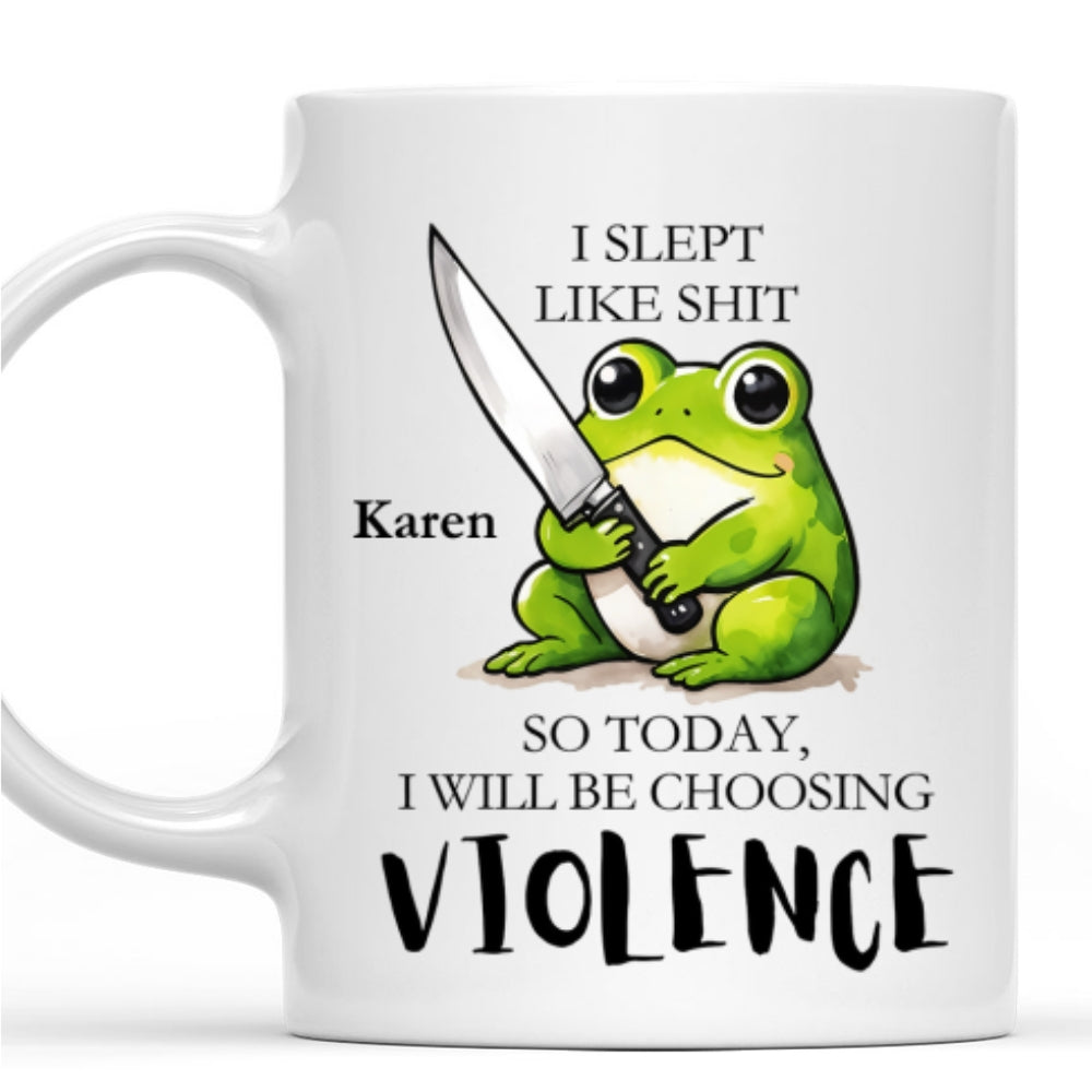 Custom Coworker, Christmas & Birthday Team Appreciation Gift • Looks Like Chaos Is On The Menu Today - Personalized Coffee Mug