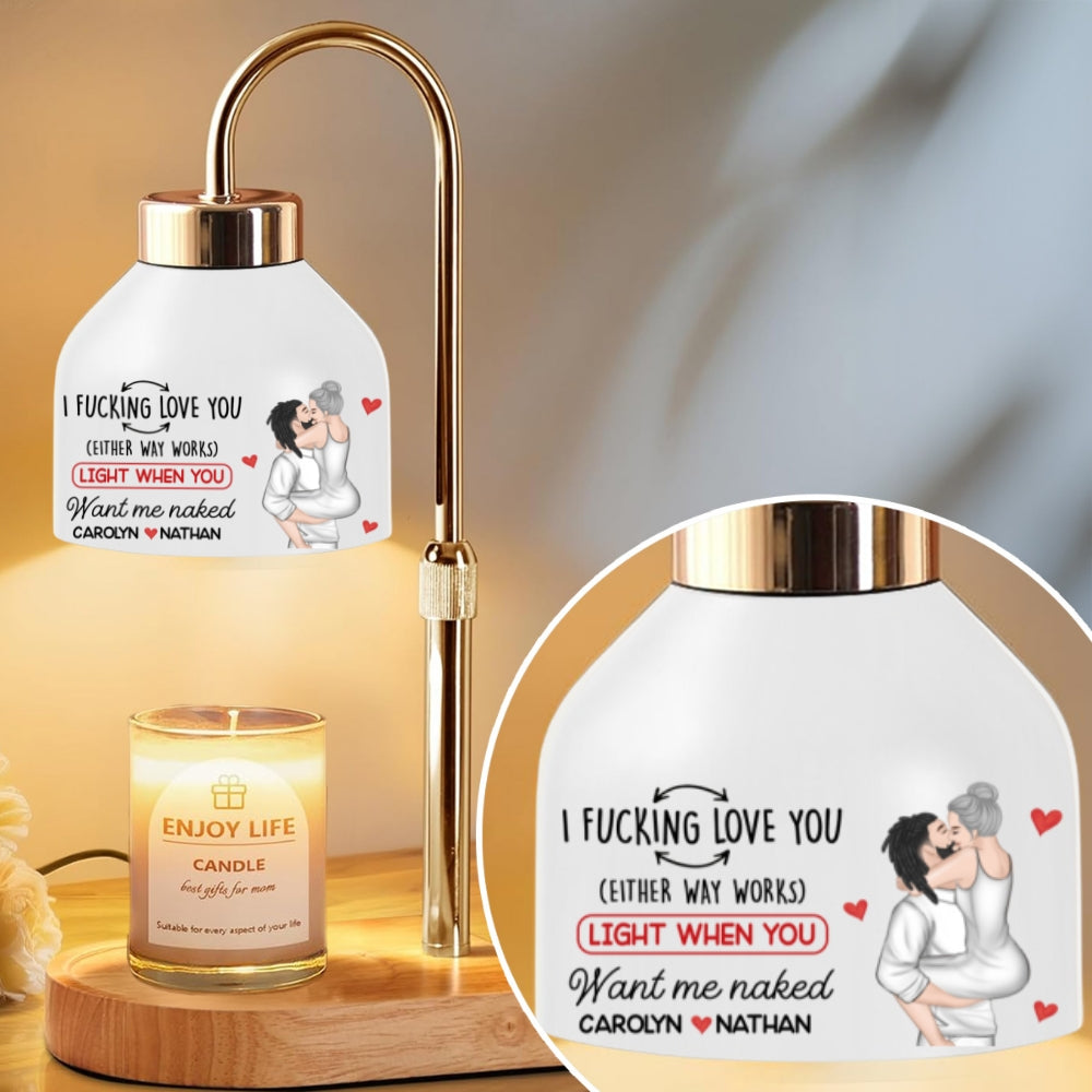 Light When You Want Me - Personalized Candle Warmer Lamp
