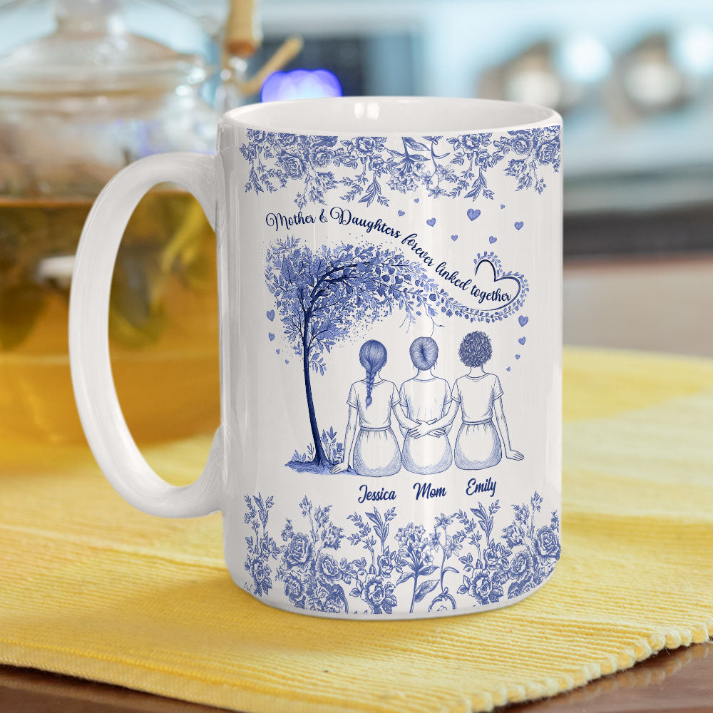 Custom Christmas & Birthday Gift for Daughter • Together We Bloom - Personalized Coffee Mug