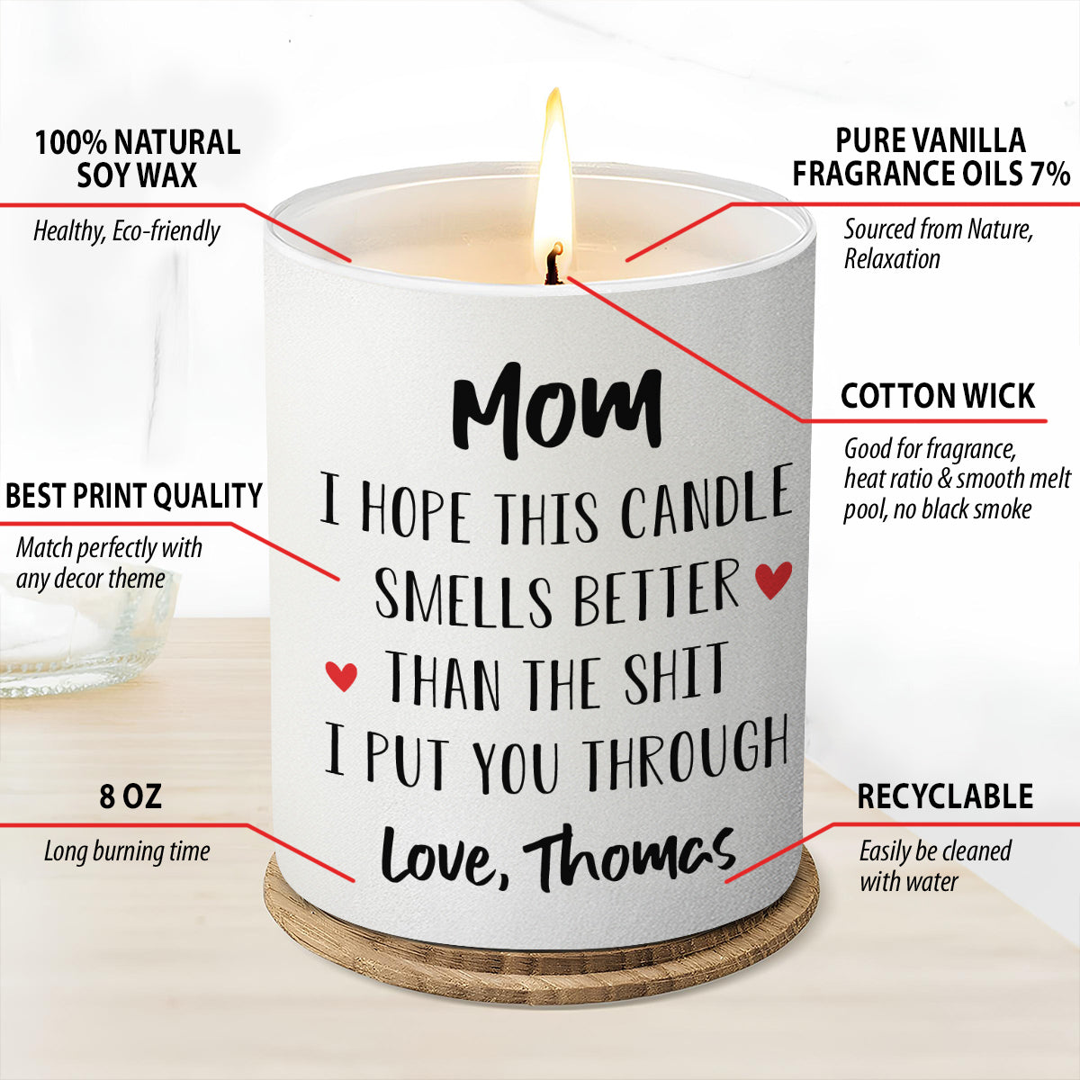 I Hope It Smells Good - Personalized Candle